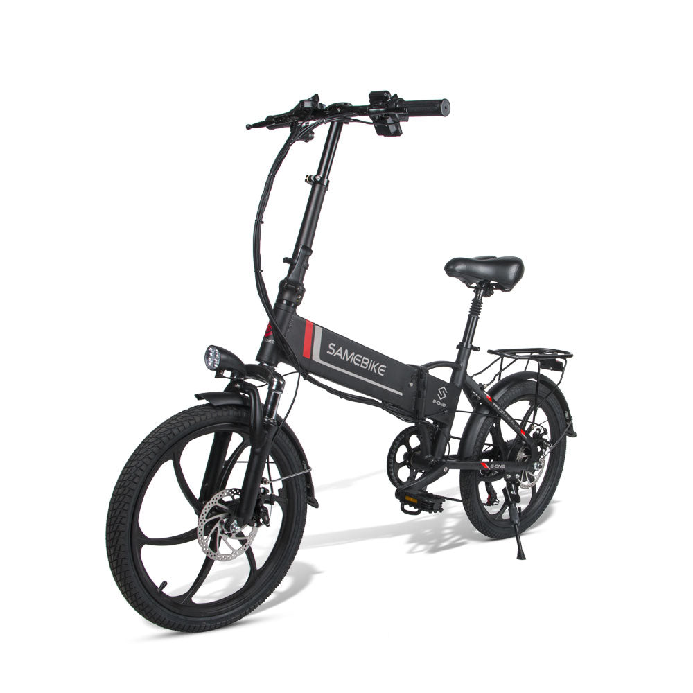 Vélo Électrique SAMEBIKE LOTDM200-II - Moteur 500W Batterie 48V13Ah Autonomie 40KM Freins à Disque Mécaniques - Blanc