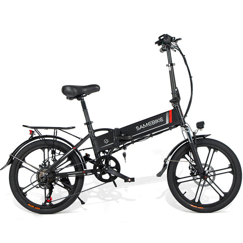 Vélo électrique SAMEBIKE 20LVXD30-II - moteur 350W batterie 48V10AH autonomie 40KM freins à disque mécaniques - Noir