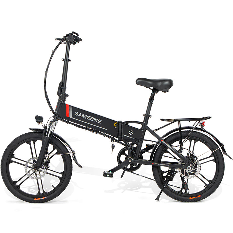 Vélo électrique SAMEBIKE 20LVXD30-II - moteur 350W batterie 48V10AH autonomie 40KM freins à disque mécaniques - Noir