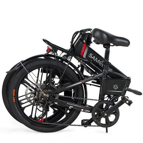 Vélo électrique SAMEBIKE 20LVXD30-II - moteur 350W batterie 48V10AH autonomie 40KM freins à disque mécaniques - Noir