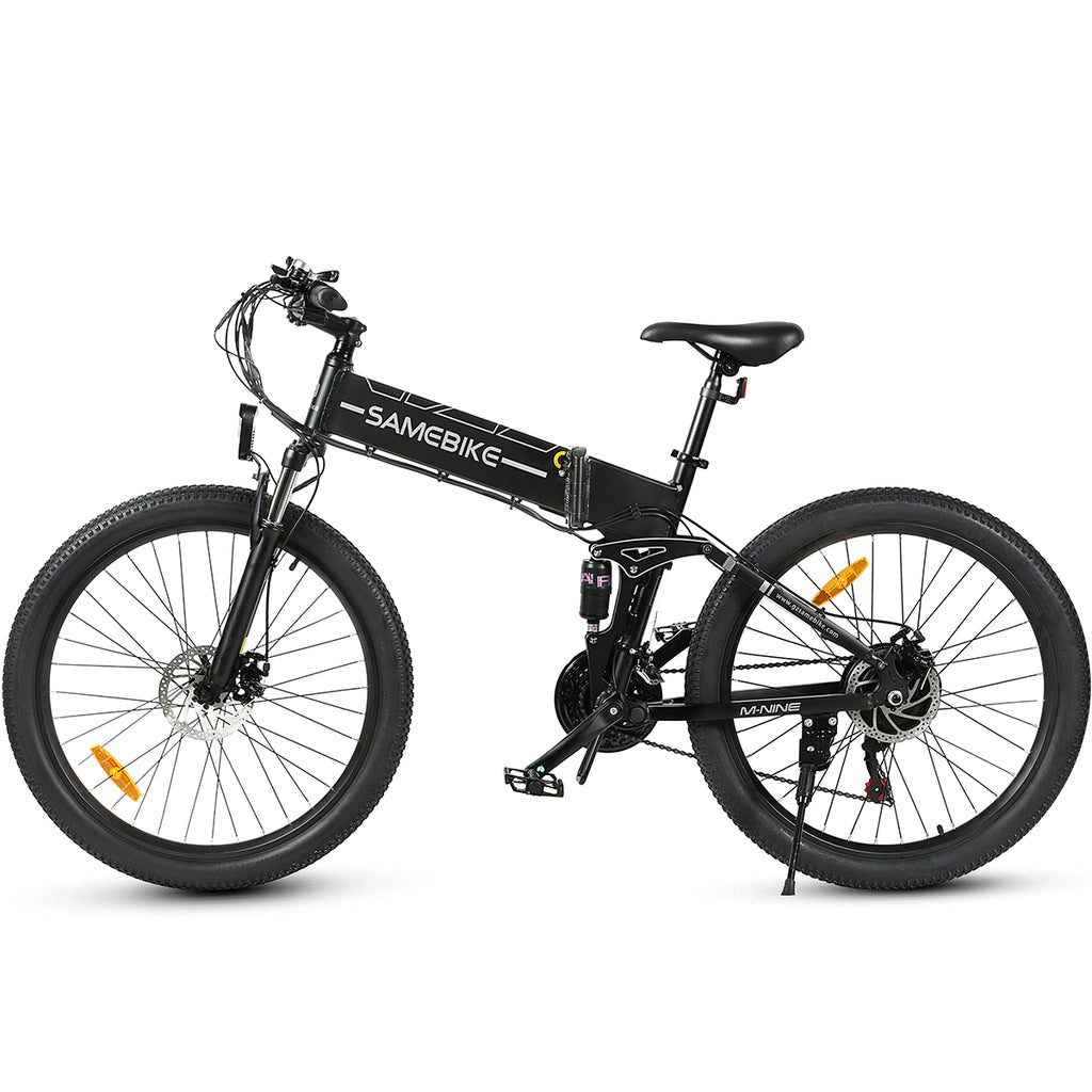 Vélo électrique SAMEBIKE LO26-II-FT - moteur 500W batterie 48V12.5AH autonomie 45KM freins à disque mécaniques - Noir