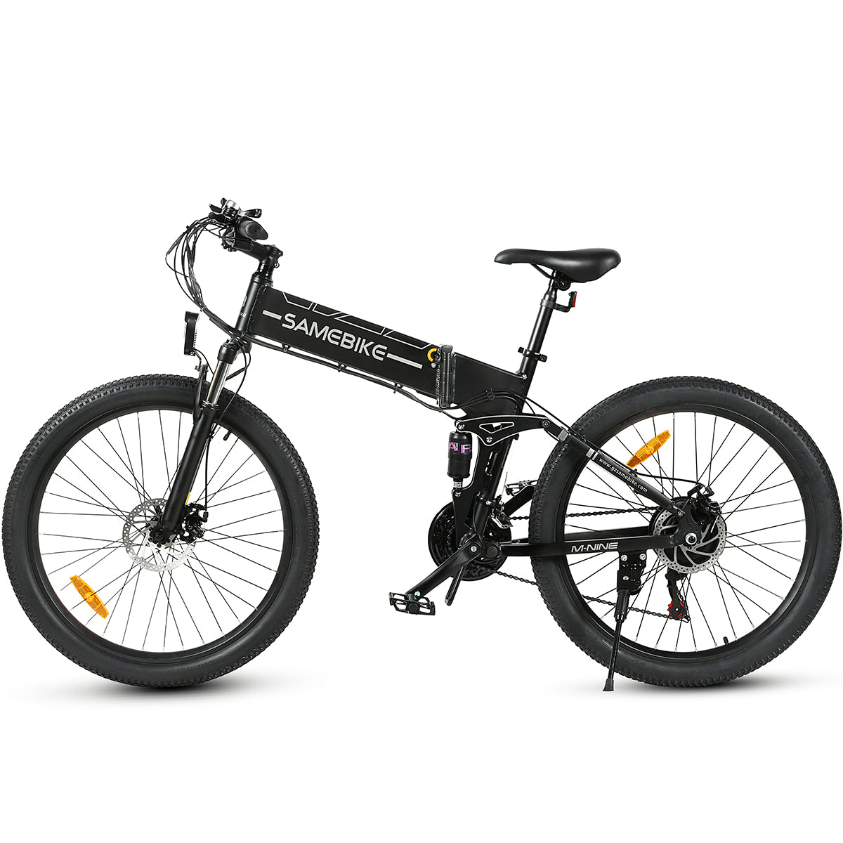 Vélo électrique SAMEBIKE LO26-II-FT - moteur 500W batterie 48V12.5AH autonomie 45KM freins à disque mécaniques - Noir