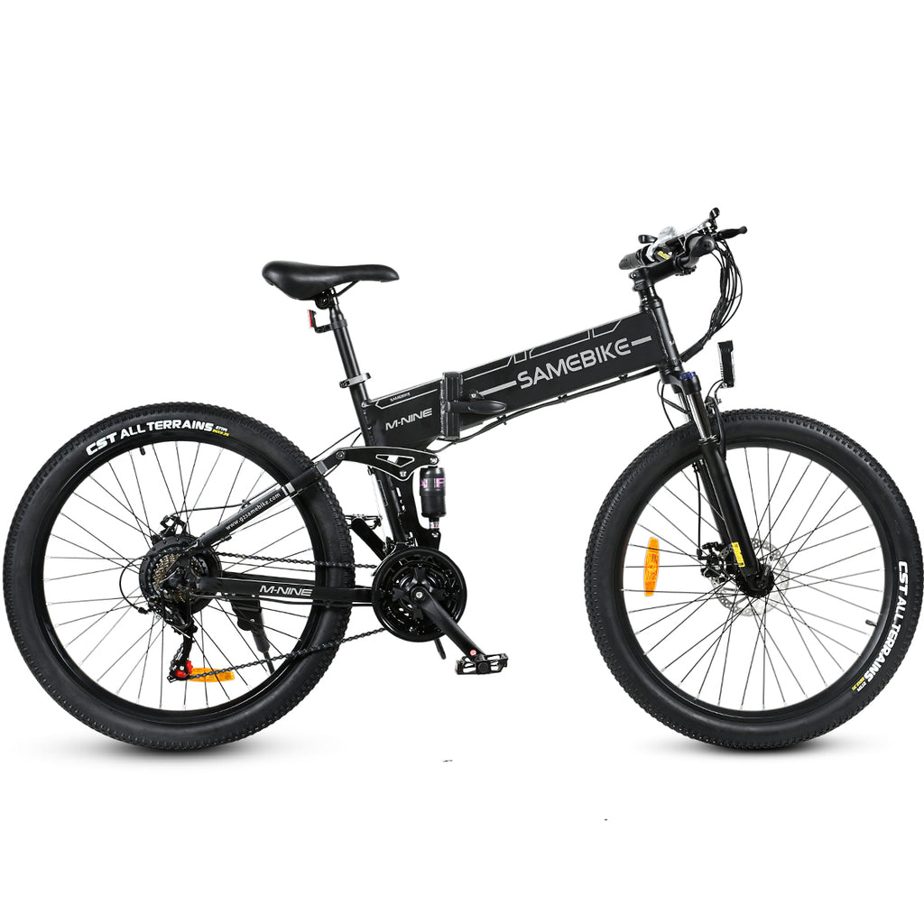 Vélo électrique SAMEBIKE LO26-II-FT - moteur 500W batterie 48V12.5AH autonomie 45KM freins à disque mécaniques - Noir