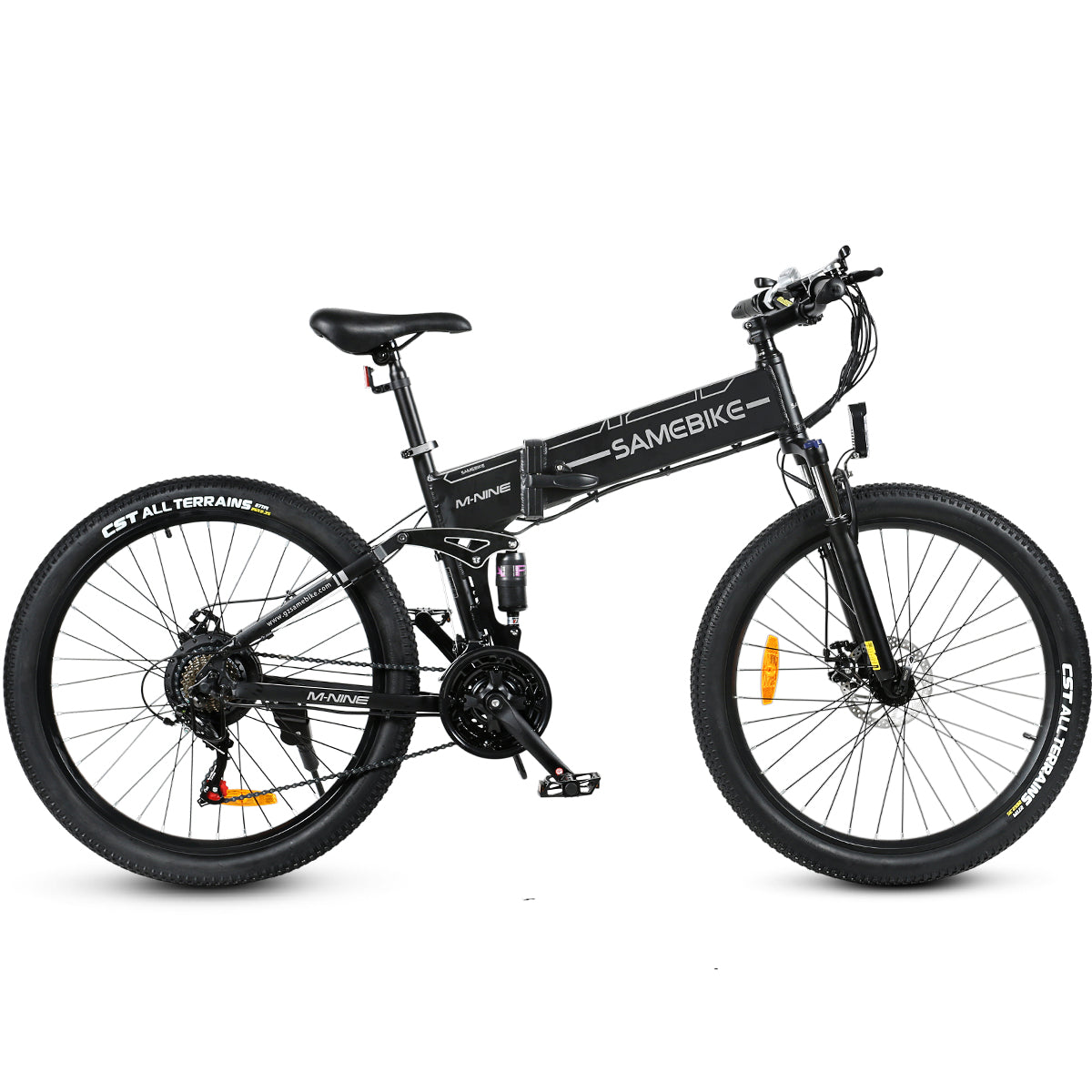Vélo électrique SAMEBIKE LO26-II-FT - moteur 500W batterie 48V12.5AH autonomie 45KM freins à disque mécaniques - Noir