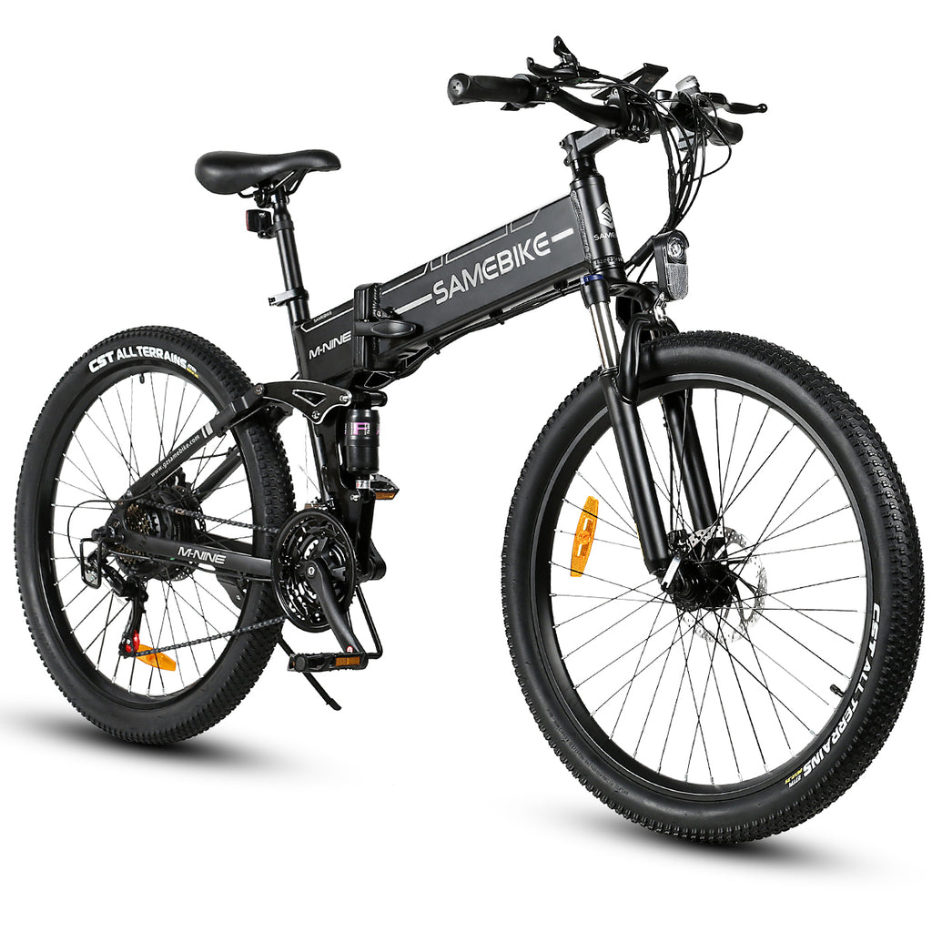 Vélo électrique SAMEBIKE LO26-II-FT - moteur 500W batterie 48V12.5AH autonomie 45KM freins à disque mécaniques - Noir