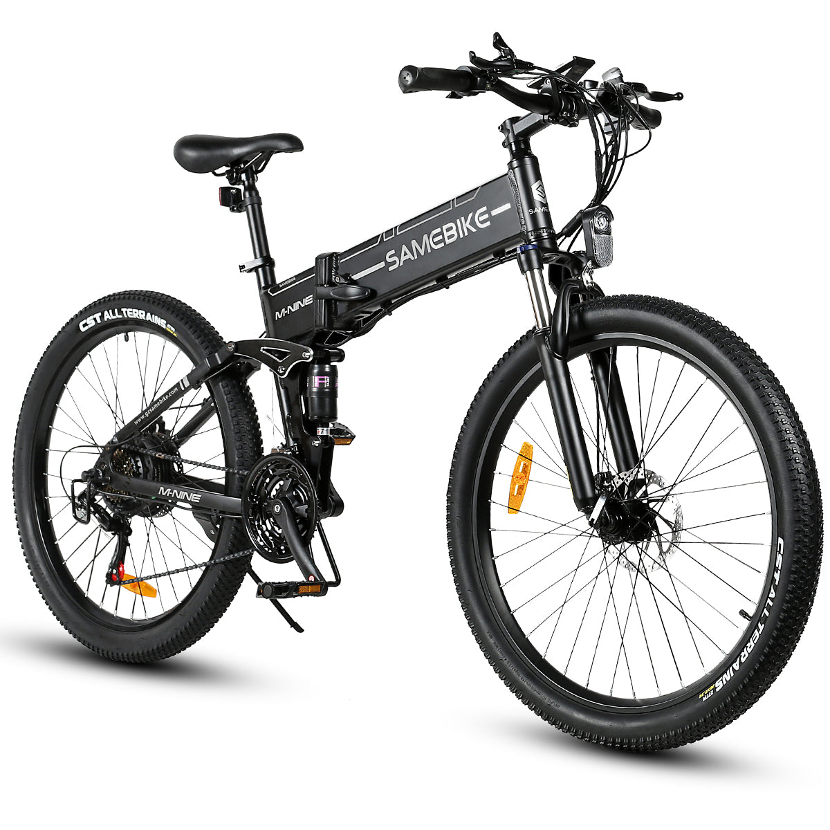 Vélo électrique SAMEBIKE LO26-II-FT - moteur 500W batterie 48V12.5AH autonomie 45KM freins à disque mécaniques - Noir