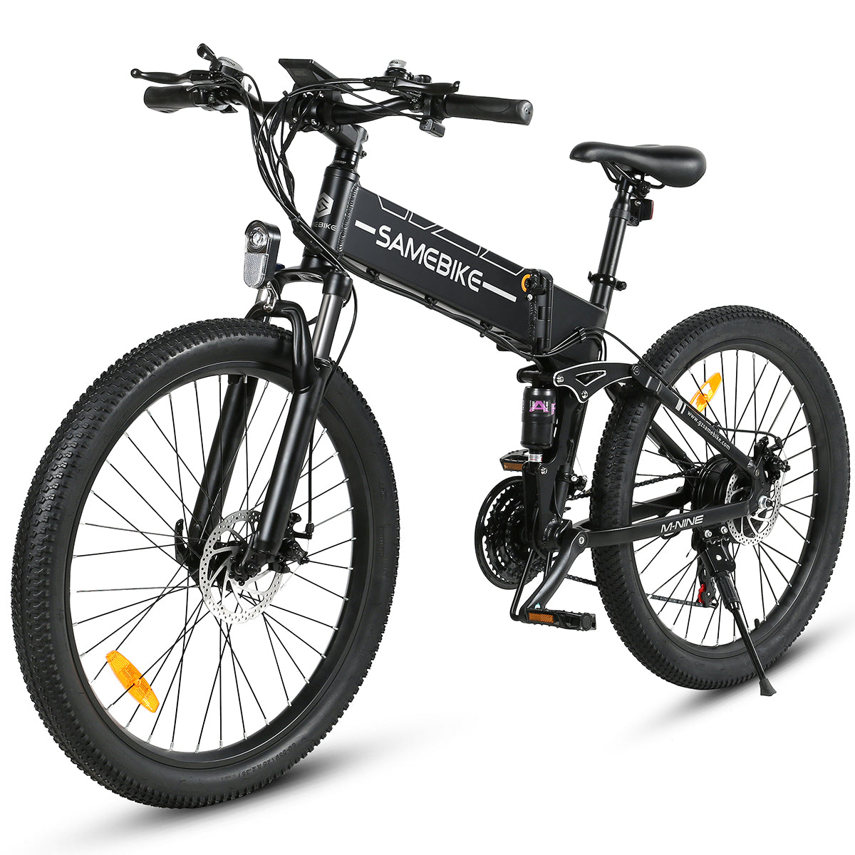 Vélo électrique SAMEBIKE LO26-II-FT - moteur 500W batterie 48V12.5AH autonomie 45KM freins à disque mécaniques - Noir