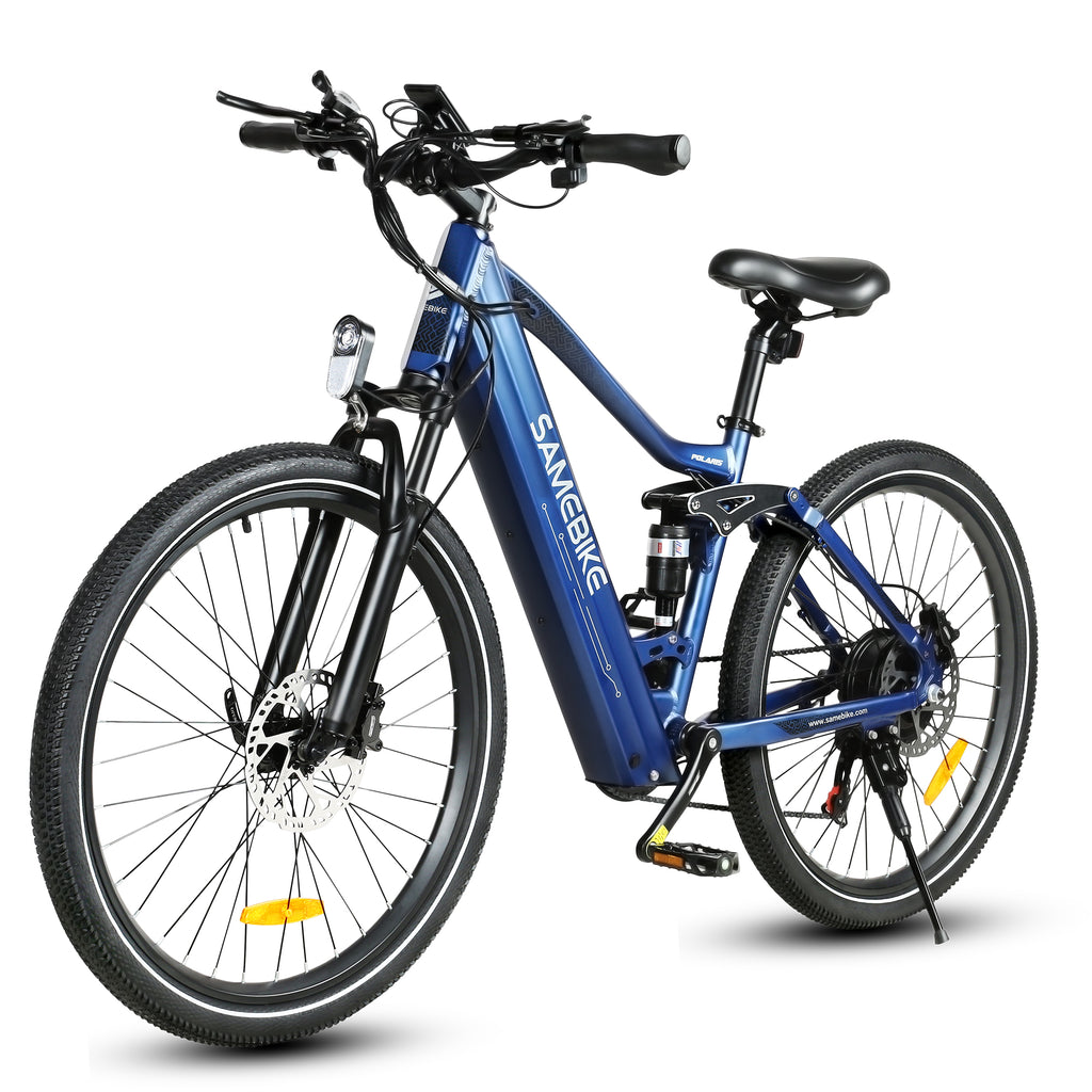 Vélo électrique SAMEBIKE XD26 - moteur 750W batterie 48V14AH autonomie 45KM freins à disque mécaniques - Bleu Royal