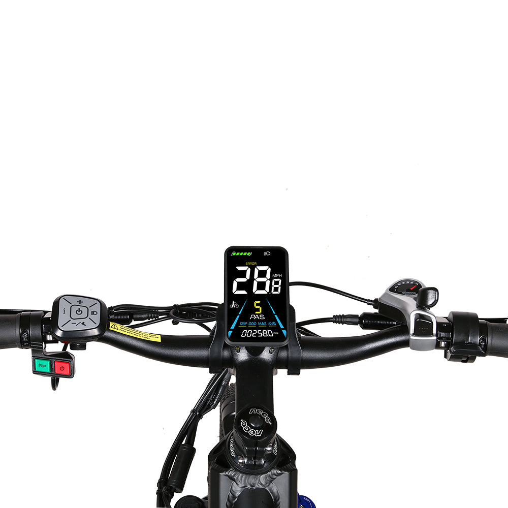 Vélo électrique SAMEBIKE XD26-II - moteur 750W batterie 48V14AH autonomie 45KM freins à disque hydrauliques - Bleu Royal