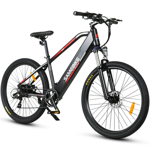 Vélo électrique SAMEBIKE MY275 FT - moteur 350W batterie 48V10.4AH autonomie 40KM freins à disque mécaniques - Noir