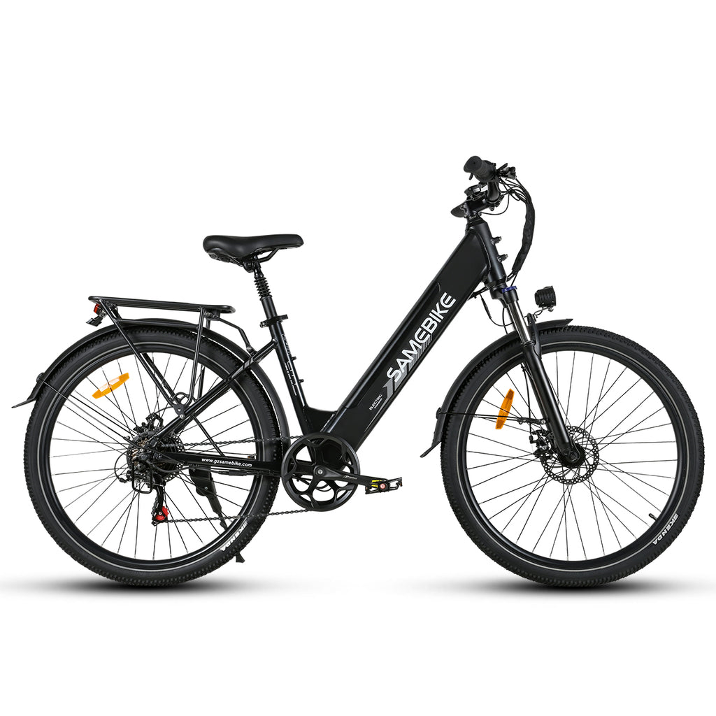 Vélo Électrique SAMEBIKE RS-A01 Pro - Moteur 350W Batterie 36V15AH Autonomie 40KM Freins à Disque Mécaniques - Noir
