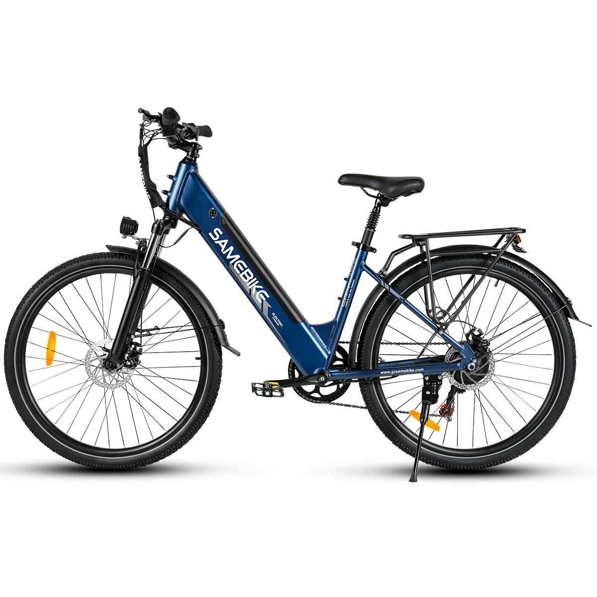 Vélo Électrique SAMEBIKE RS-A01 Pro - Moteur 350W Batterie 36V15AH Autonomie 40KM Freins à Disque Mécaniques - Bleu