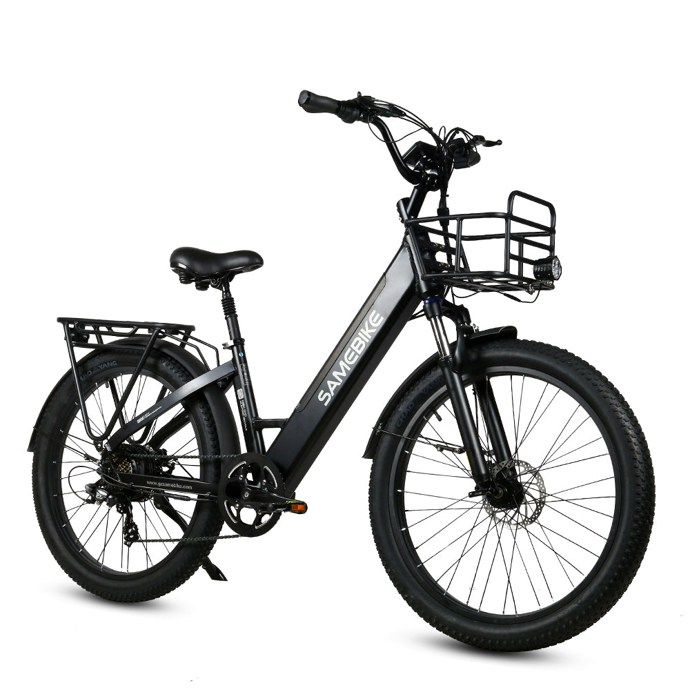Vélo Électrique SAMEBIKE RS-A01 - Moteur 500W Batterie 48V14AH Autonomie 50KM Freins à Disque Mécaniques - Noir