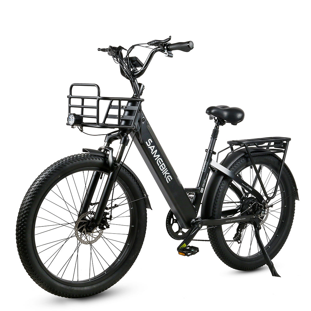 Vélo Électrique SAMEBIKE RS-A01 - Moteur 500W Batterie 48V14AH Autonomie 50KM Freins à Disque Mécaniques - Noir