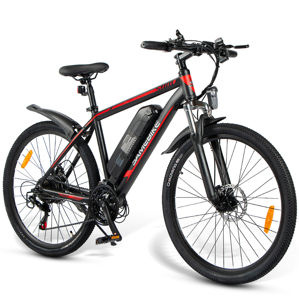 Vélo Électrique SAMEBIKE SY26 FT - Moteur 350W Batterie 36V10AH Autonomie 35KM Freins à Disque Mécaniques - Noir