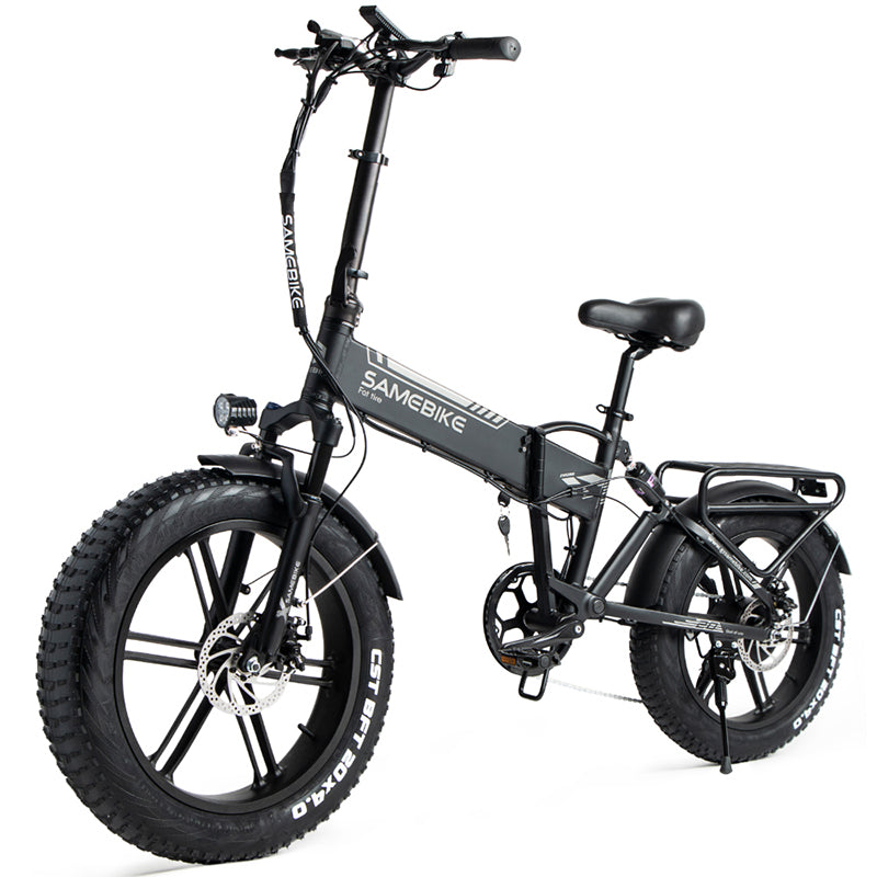 Vélo Électrique SAMEBIKE XWLX09 IT - Moteur 500W Batterie 48V10AH Autonomie 40KM Freins à Disque Mécaniques - Noir