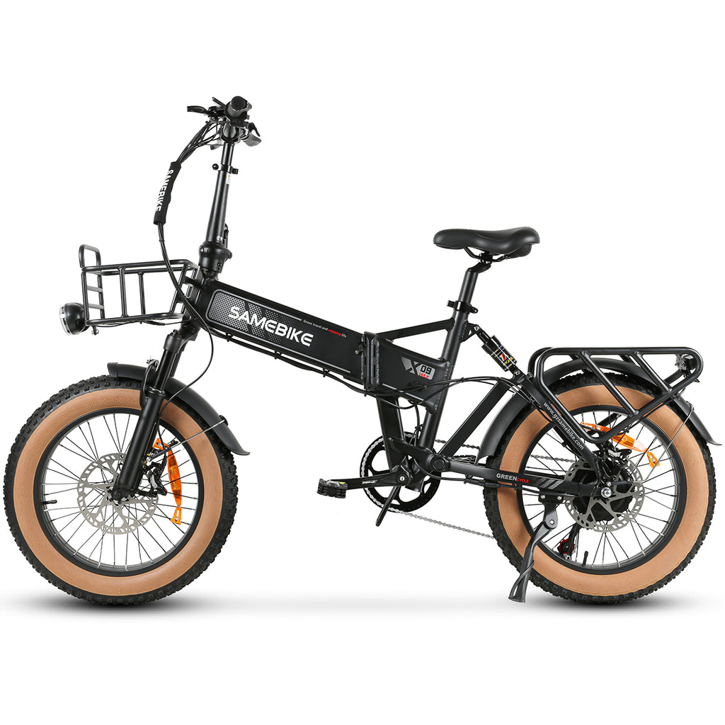 SAMEBIKE XWLX09-II Vélo électrique - moteur 1000W batterie 48V15AH autonomie 65KM frein à disque hydraulique - Noir