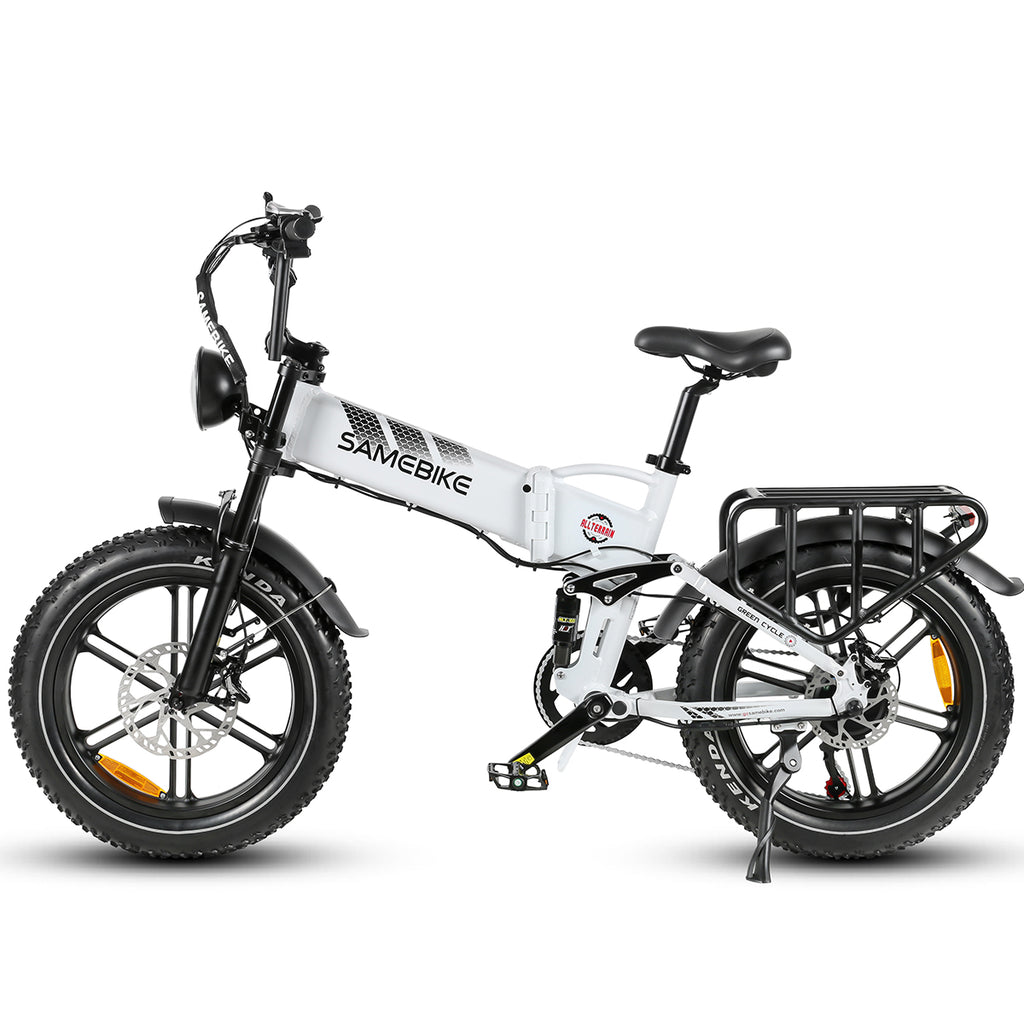 Vélo électrique SAMEBIKE RS-A02 - moteur 750W batterie 48V17AH autonomie 55KM frein à disque hydraulique - Blanc