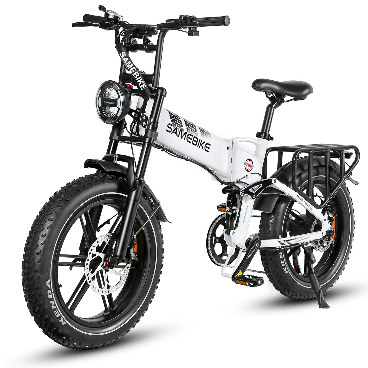 Vélo électrique SAMEBIKE RS-A02 - moteur 750W batterie 48V17AH autonomie 55KM frein à disque hydraulique - Blanc