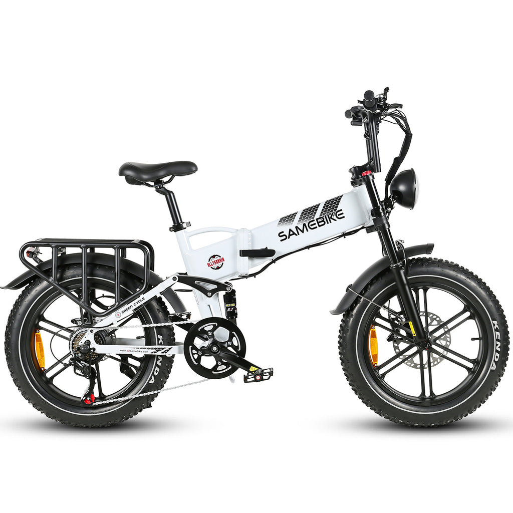 Vélo électrique SAMEBIKE RS-A02 - moteur 750W batterie 48V17AH autonomie 55KM frein à disque hydraulique - Blanc