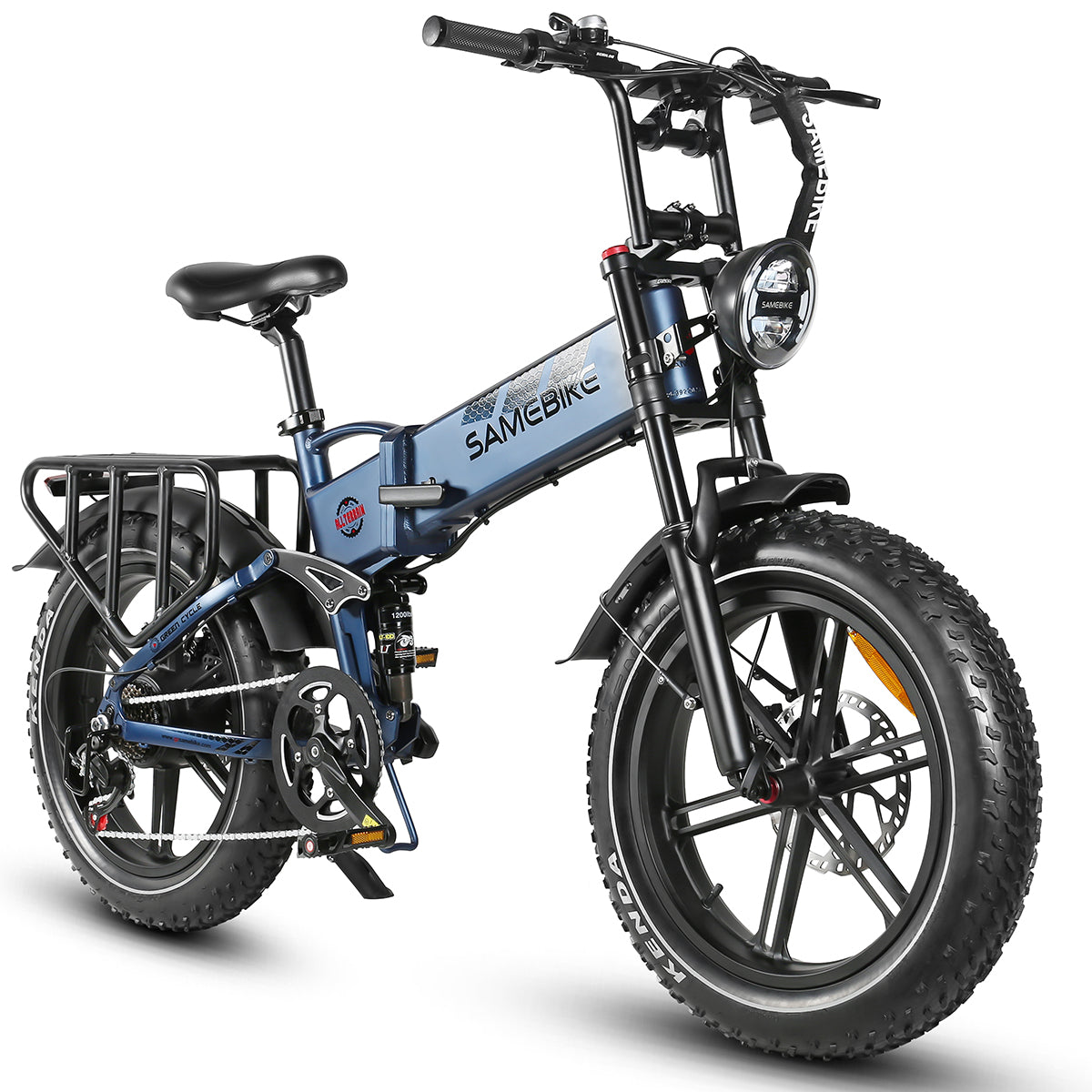 Vélo électrique SAMEBIKE RS-A02 - moteur 750W batterie 48V17AH autonomie 55KM frein à disque hydraulique - Bleu