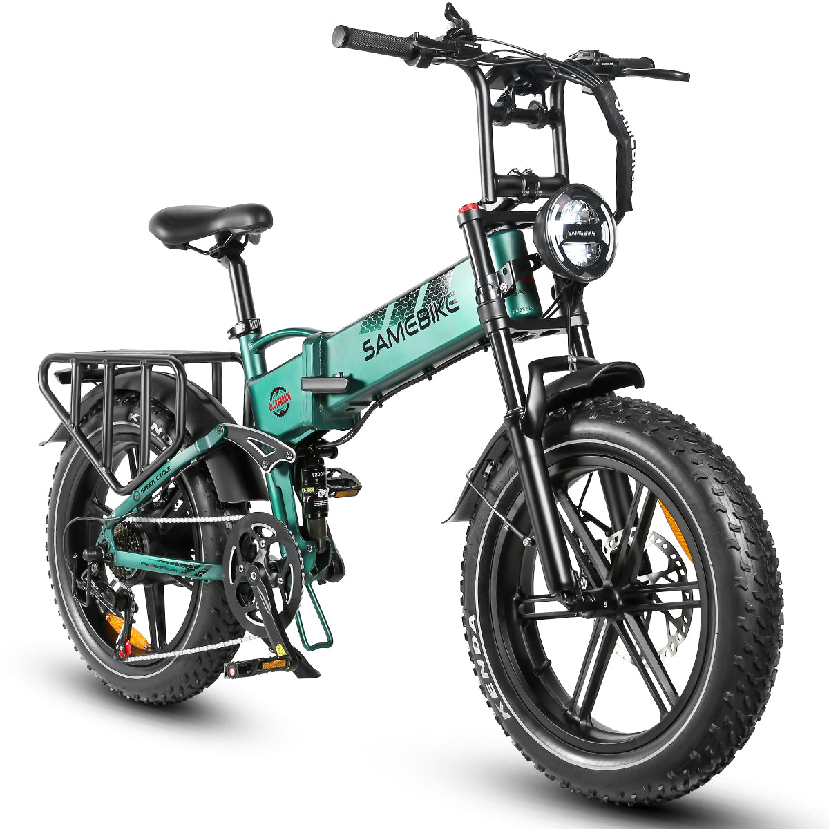 Vélo électrique SAMEBIKE RS-A02 - moteur 750W batterie 48V17AH autonomie 55KM frein à disque hydraulique - Vert
