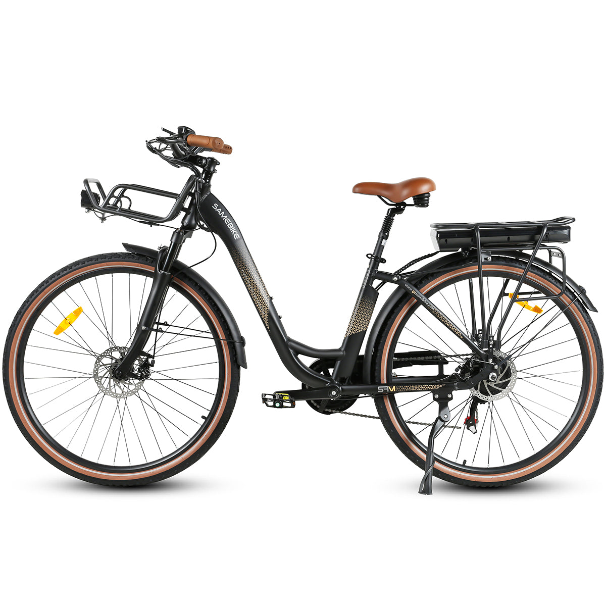 Vélo électrique SAMEBIKE RS-A07 - moteur 500W batterie 36V13Ah autonomie 40KM frein à disque mécaniques - Noir
