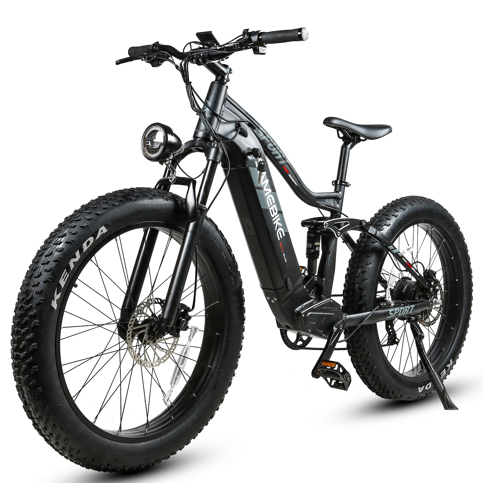 Vélo électrique SAMEBIKE RS-A08 - moteur 750W batterie 48V17AH autonomie 65KM frein à disque hydraulique - Noir