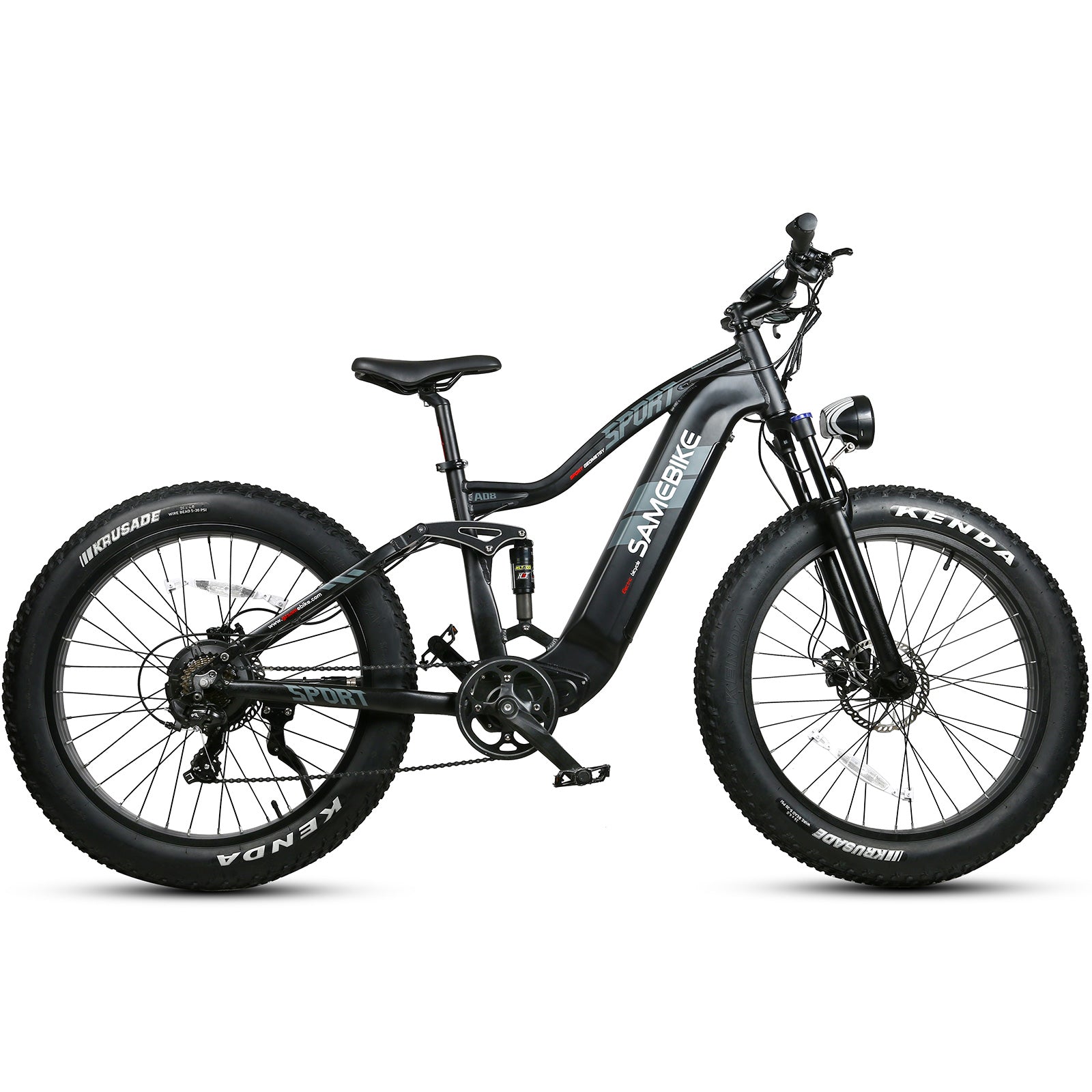 Vélo électrique SAMEBIKE RS-A08 - moteur 750W batterie 48V17AH autonomie 65KM frein à disque hydraulique - Noir