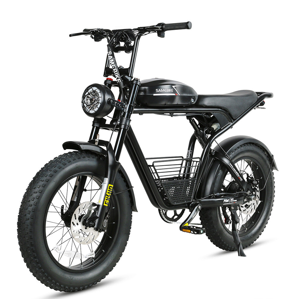 SAMEBIKE M20-I Vélo électrique - moteur 1200W batterie 48V18AH autonomie 65KM frein à disque hydraulique - Noir