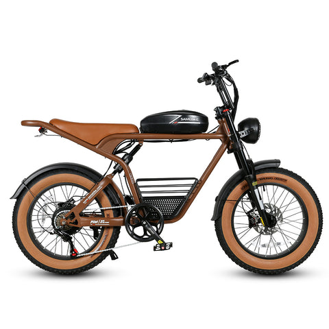 SAMEBIKE M20-I Vélo électrique - moteur 1200W batterie 48V18AH autonomie 65KM frein à disque hydraulique - Jaune