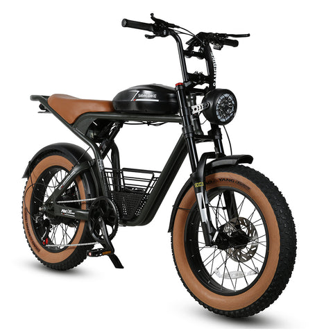 SAMEBIKE M20-I Vélo électrique - moteur 1200W batterie 48V18AH autonomie 65KM frein à disque hydraulique - Vert