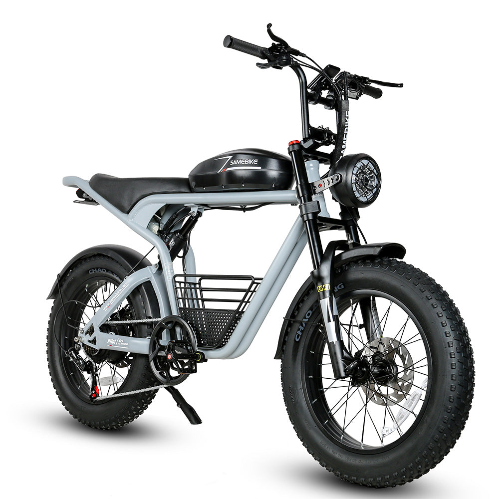 SAMEBIKE M20-I Vélo électrique - moteur 1200W batterie 48V18AH autonomie 65KM frein à disque hydraulique - Bleu