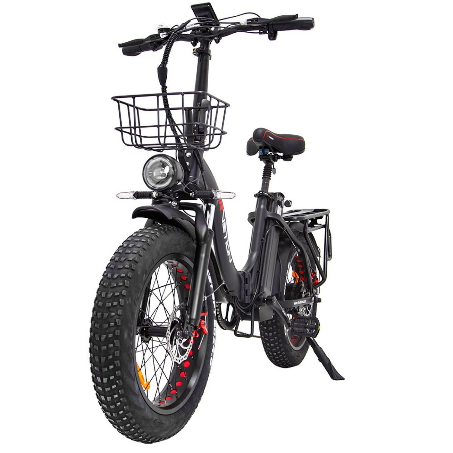 Vélo Électrique DrveTion CT20 - 20*4.0 Pouces Moteur 750W Batterie 48V20AH Frein à Disque  - Noir