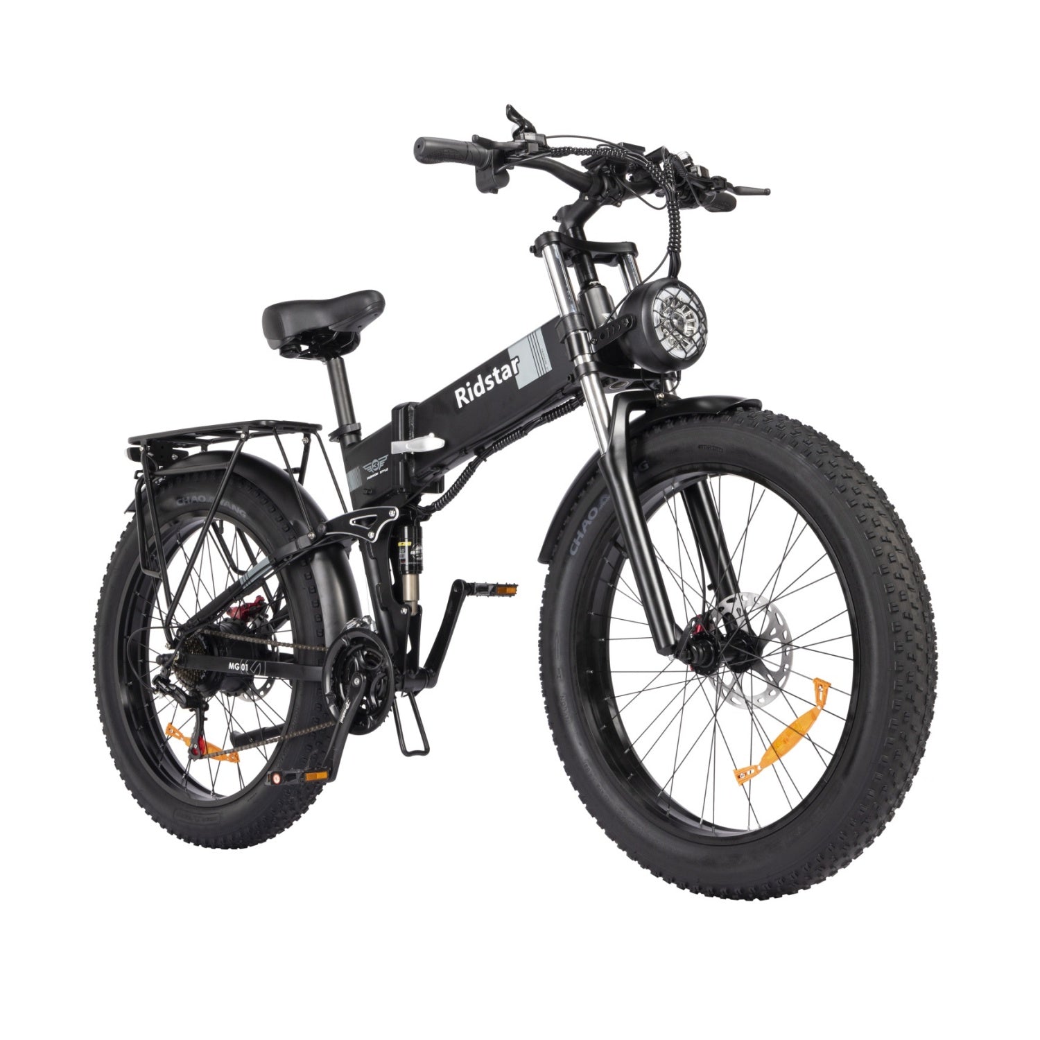 Vélo Électrique Ridstar H26 Pro - Moteur 1000W Batterie 48V23Ah Pneus 26" Frein à Disque d'huile Hydraulique - Noir