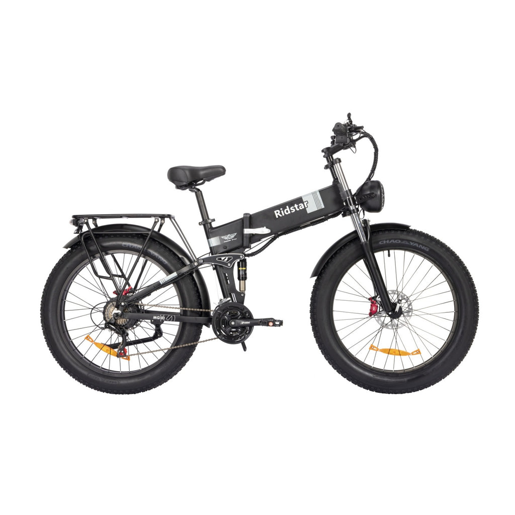 Vélo Électrique Ridstar H26 Pro - Moteur 1000W Batterie 48V23Ah Pneus 26" Frein à Disque d'huile Hydraulique - Noir