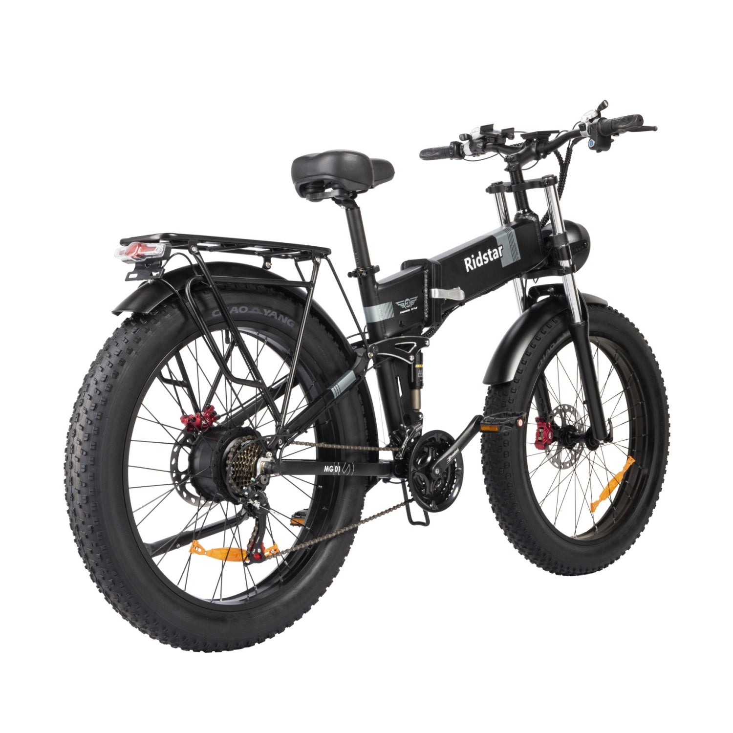 Vélo Électrique Ridstar H26 Pro - Moteur 1000W Batterie 48V23Ah Pneus 26" Frein à Disque d'huile Hydraulique - Noir
