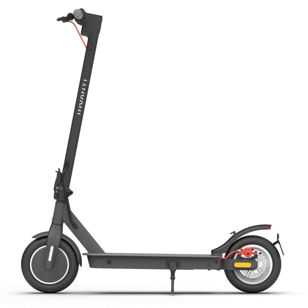 Trottinette Électrique INVANTI ES09 EU Avec Certificat CE - Moteur 350W Batterie 36V7.5AH Pneus 10 Pouces Frein à Disque Mécanique - Noir
