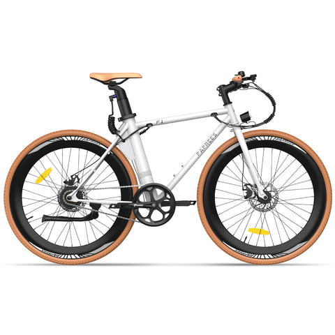 Vélo Électrique FAFREES F1 10AH - 250W Moteur 36V10AH Batterie Pneus 27.5 Pouces Freins à Disques Mécaniques - Blanc