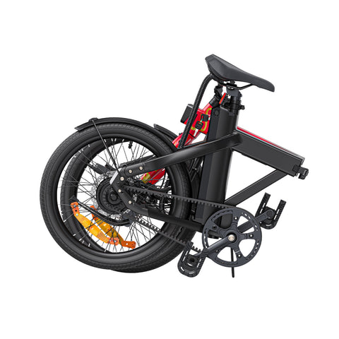 Vélo Électrique Pliable ENGWE P20 Édition Limitée - Moteur 250W Batterie 36V9.6Ah Pneus 20 Pouces Frein à Disque Hydraulique - Rouge