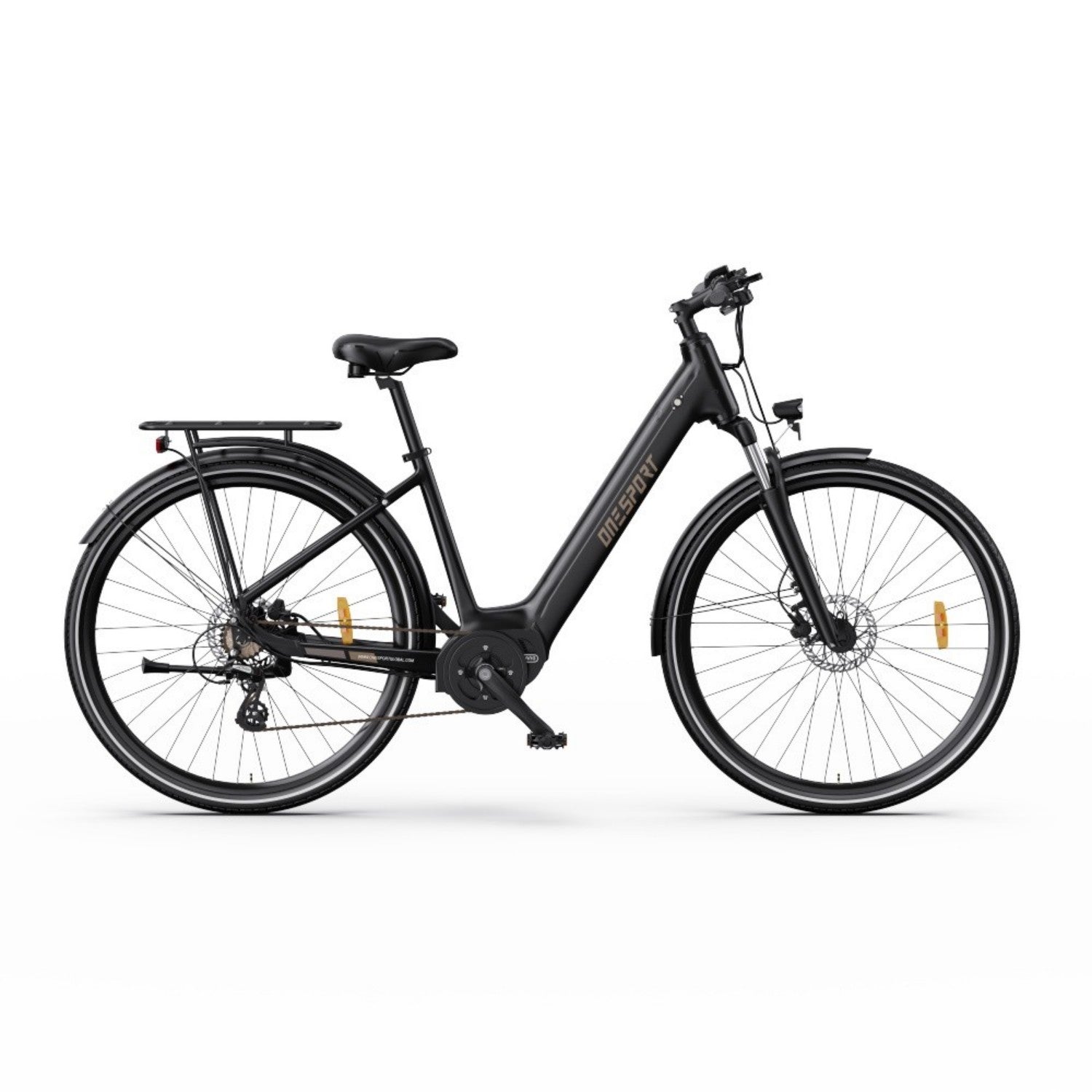 Vélo Électrique ONESPORT OT07 - Moteur 250W Batterie 36V10.4AH Pneus de 27.5 Pouces - Noir