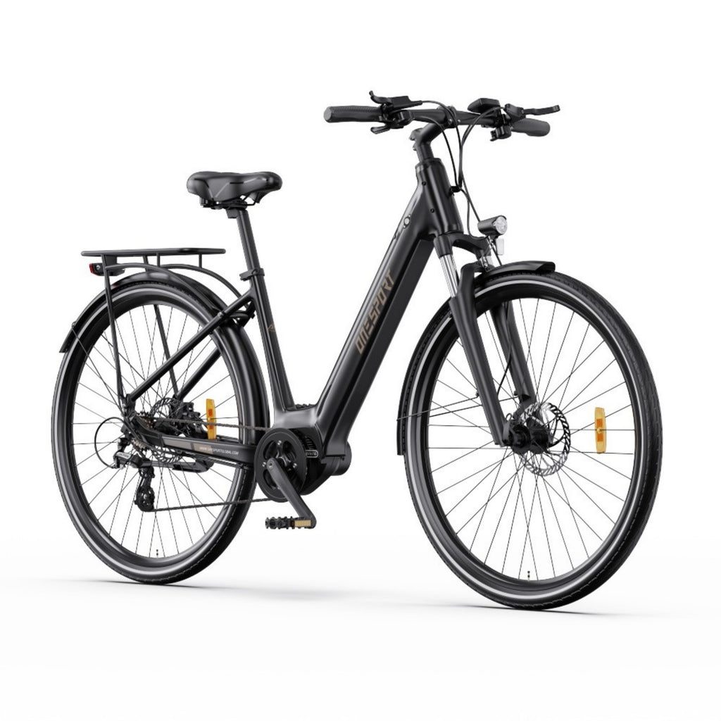 Vélo Électrique ONESPORT OT07 - Moteur 250W Batterie 36V10.4AH Pneus de 27.5 Pouces - Noir