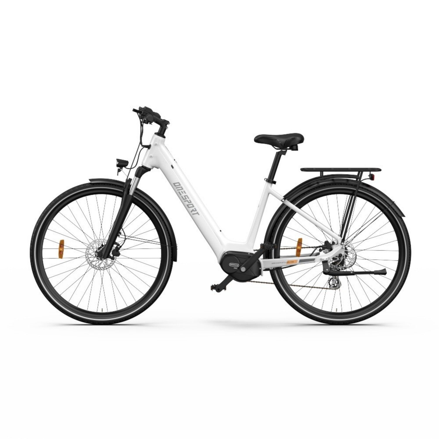 Vélo Électrique ONESPORT OT07 - Moteur 250W Batterie 36V10.4AH Pneus de 27.5 Pouces - Blanc