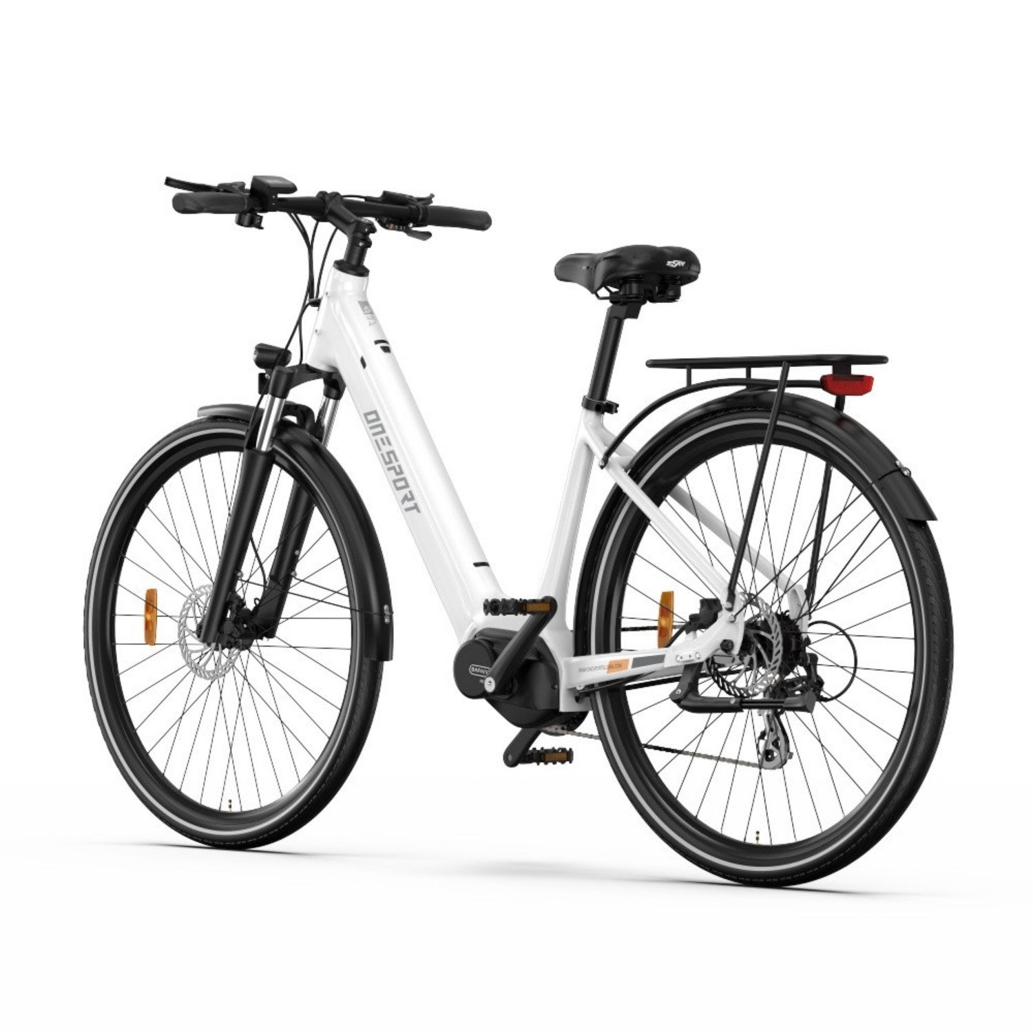 Vélo Électrique ONESPORT OT07 - Moteur 250W Batterie 36V10.4AH Pneus de 27.5 Pouces - Blanc