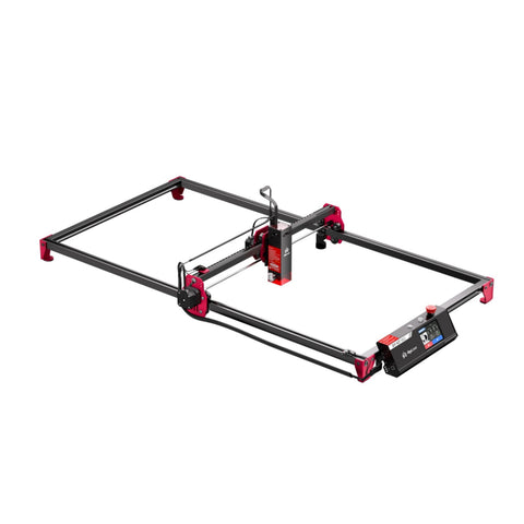 Graveur Laser ALGOLASER DIY KIT MK2 - Puissance Laser 10W Vitesse De Gravure 12000mm/min Surface De Travail 400*435mm Technologie De Source Lumineuse Synchrotron Polarisée - Noir Rouge