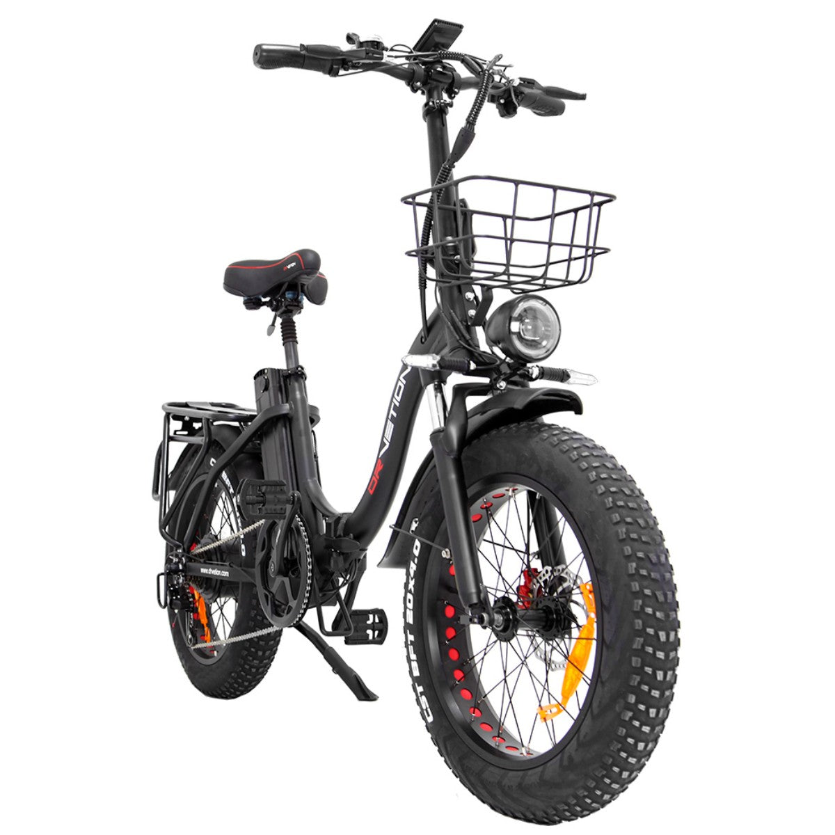 Vélo Électrique DrveTion CT20 - Moteur 750W Batterie 48V10AH Roues de 20 Pouces Freins à Huile - Noir