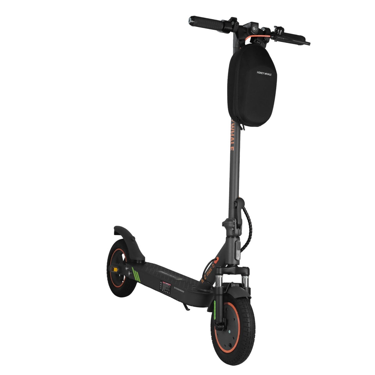 Honey Whale M2MAX-B Trottinette Électrique - Moteur 350W Batterie 36V12.5AH Pneus de 10 Pouces Freins à Disque - Orange