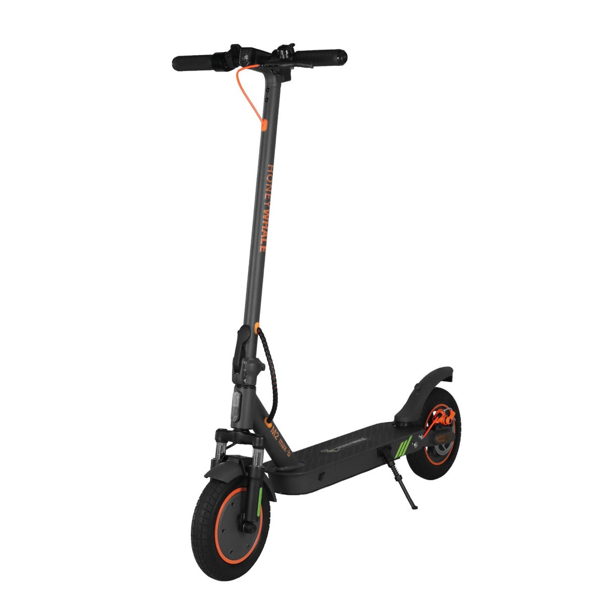 Honey Whale M2MAX-B Trottinette Électrique - Moteur 350W Batterie 36V12.5AH Pneus de 10 Pouces Freins à Disque - Orange