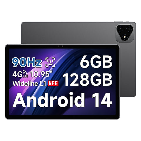 Tablette Alldocube iPlay 60 Pro - Processeur MediaTek Helio G99 Écran 10.95 pouce Android 14 6GB+128GB Batterie 7000mAh - Gris