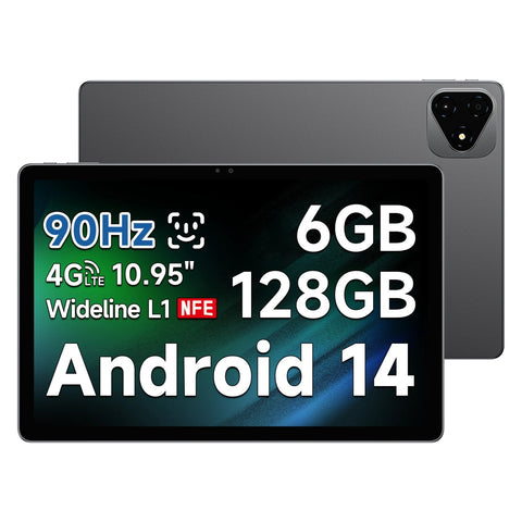 Tablette Alldocube iPlay 60 Pro - Processeur MediaTek Helio G99 Écran 10.95 pouce Android 14 6GB+128GB Batterie 7000mAh - Gris